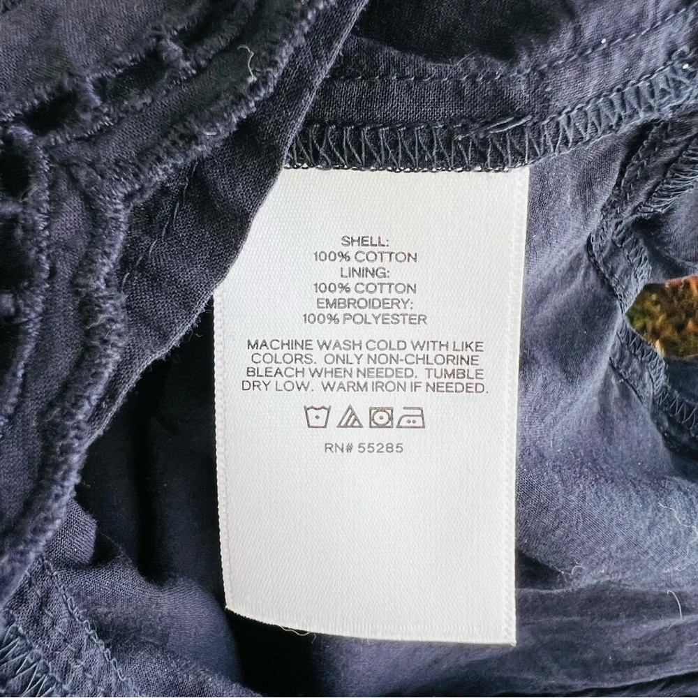 Express eyelet puff sleeve peplum top - Picture 10 of 10